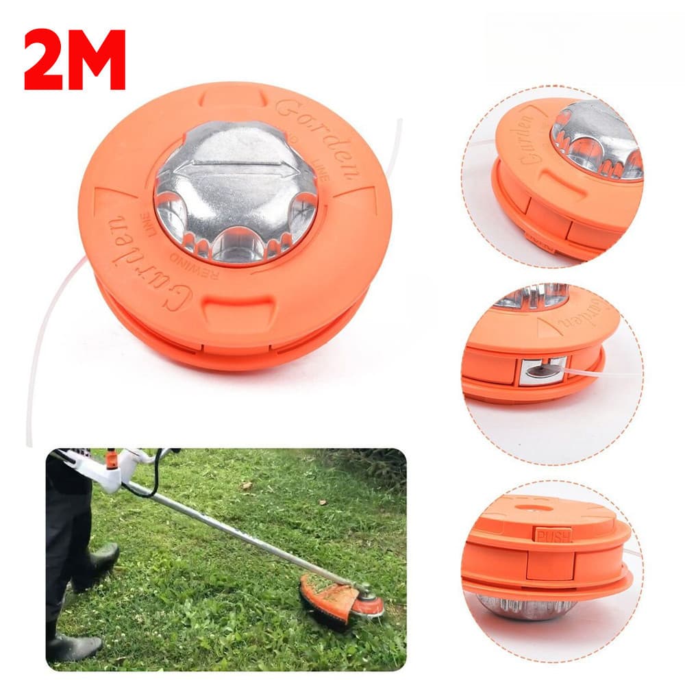 Carretel Garden com Sistema de Carga Fácil - Alta Performance, Durável e 2m de Linha