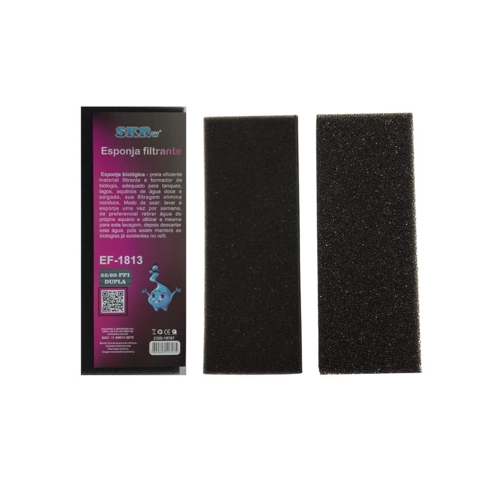 ESPONJA BIOLOGICA EF-1813 32X12 25PPI/60PPI