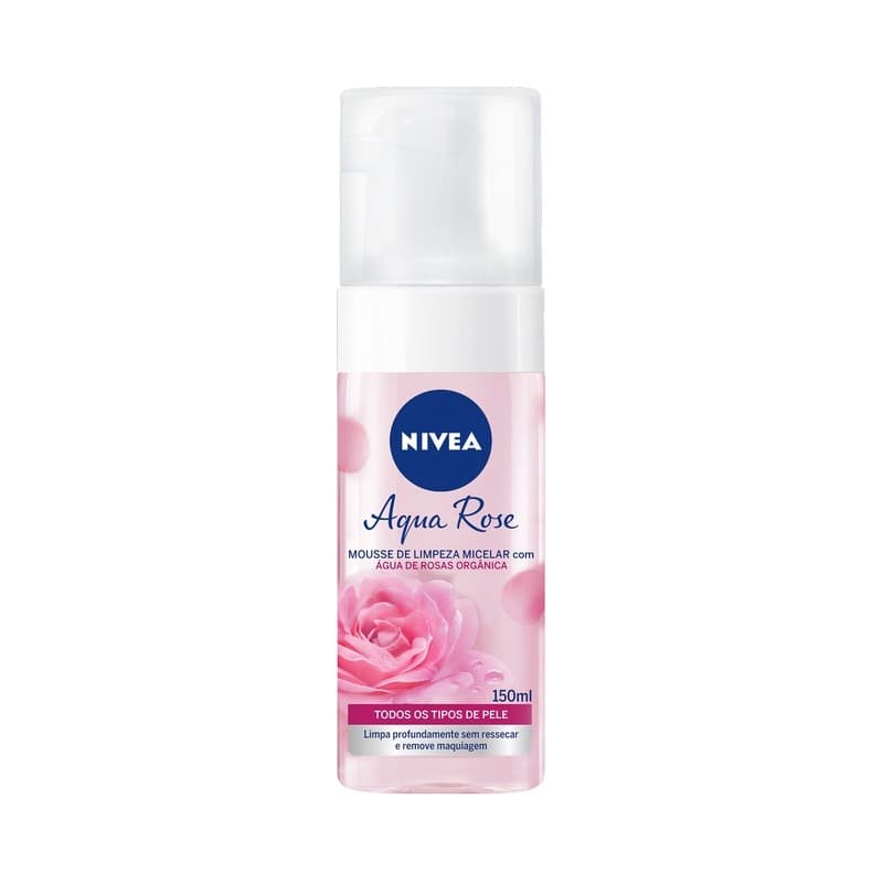 NIVEA Mousse de Limpeza Facial Aqua Rose 150ml