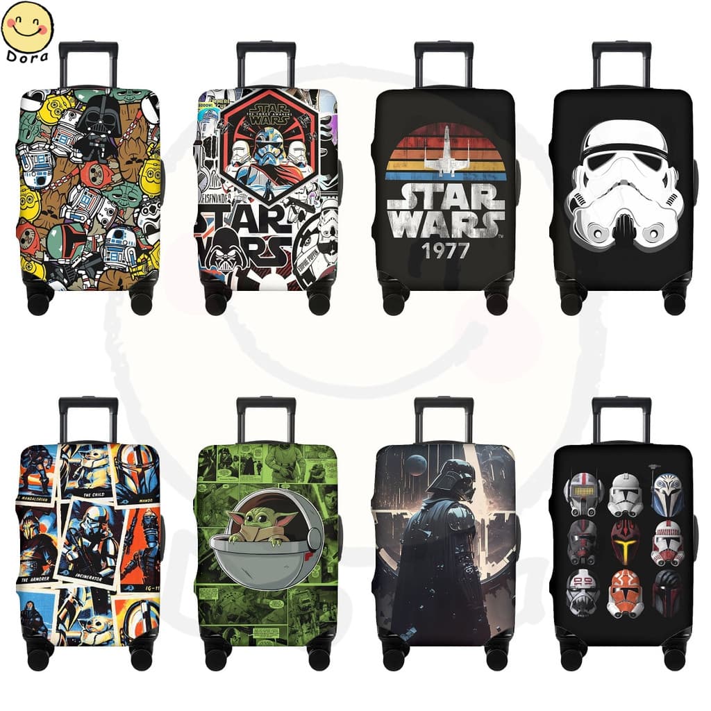 Capa De Bagagem Star Wars Protetor De Mala Lavável Antiarranhões Serve Para De 18 A 32 Polegadas