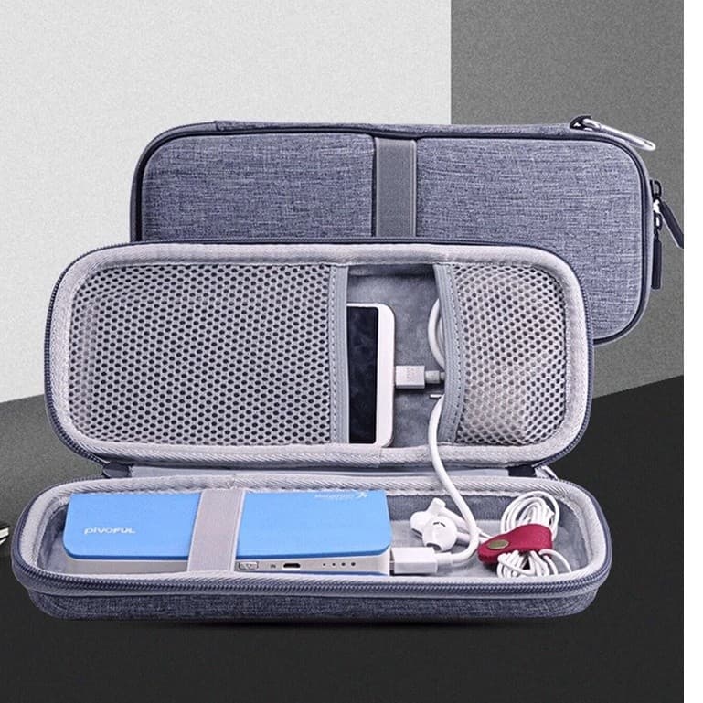 Capa Bag Case Estojo Fone Carregador Cabo Guardar Fones De Ouvido HD Externo