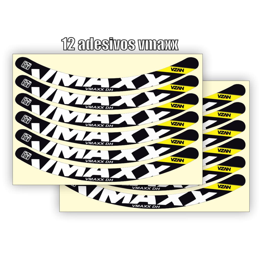 Adesivos Vmaxx 2023 Dh Aro 26 , 29 Mtb Bike Bicicleta