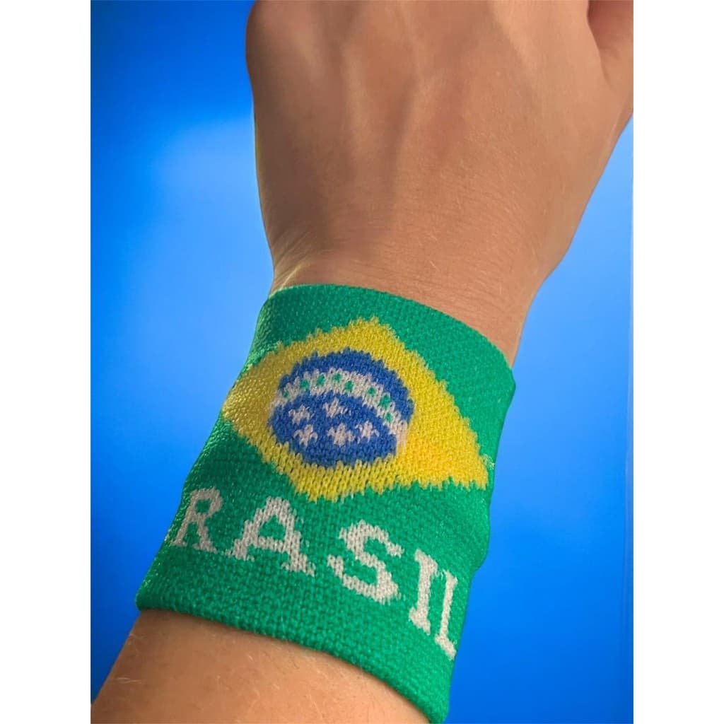 Munhequeira Pulseira do Brasil de Pulso Copa do Mundo