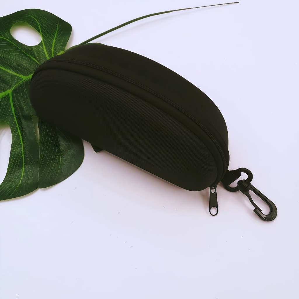 Estojo Rígido para Óculos – Preto com Zíper 🖤 SEM GANCHO