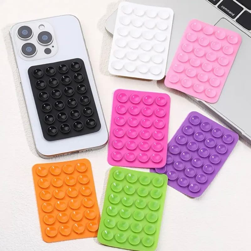 Suporte De Silicone Com Ventosa Para Capinha Celular e Para Uso Diário