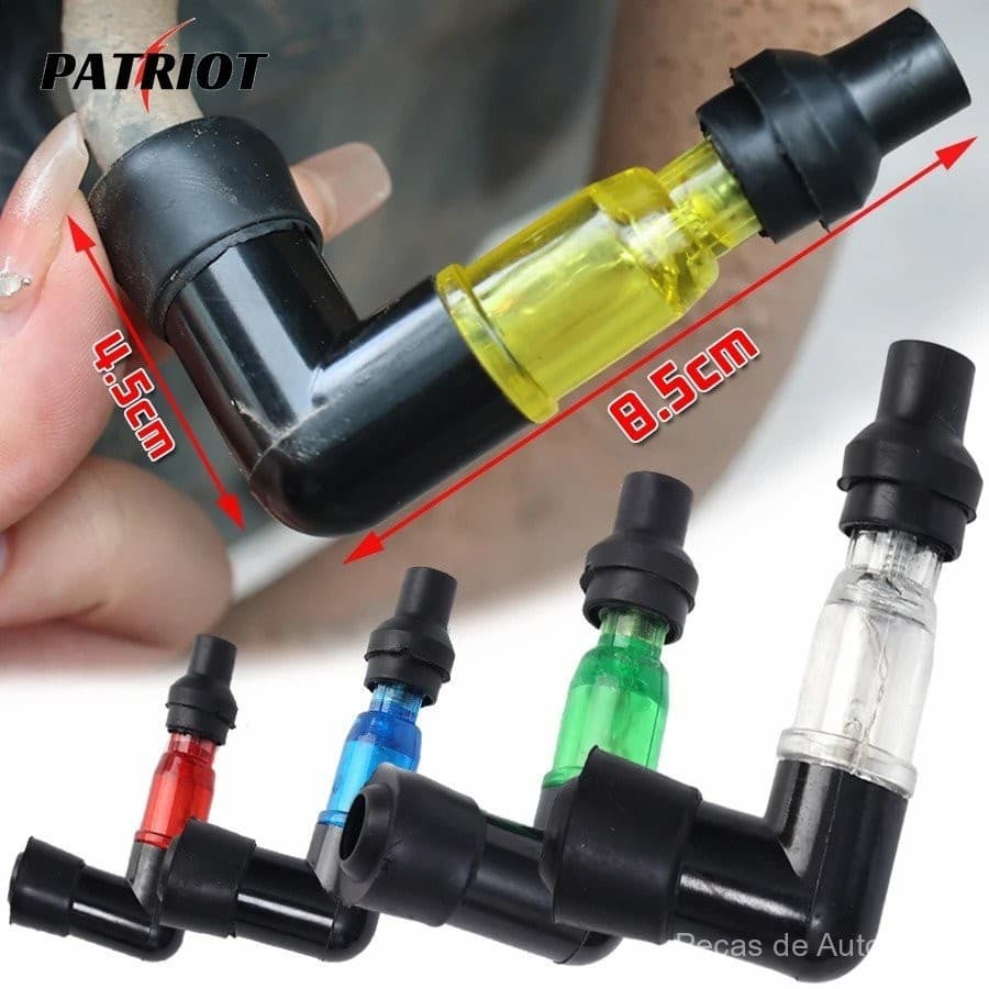 Tampa de Vela de Ignição de Alta Pressão de 90 Graus - Acessórios para Motocicleta - Com Flash de Ajuste em Forma de Cot