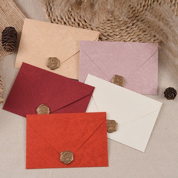 Envelope De 10pcs Envelopes Para Cartas Faça Você Mesmo Embalagem De Presente Feita À Mão Casamento Convite De Festa Capa De Cartão Dinheiro Papelaria