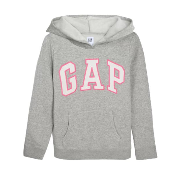 Blusa Moletom Cinza sem Zíper GAP - Menina