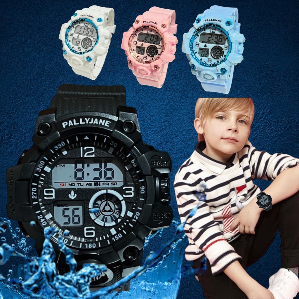 Relógio Digital Infantil Masculino Feminino A Prova D'Água Qualidade Premium