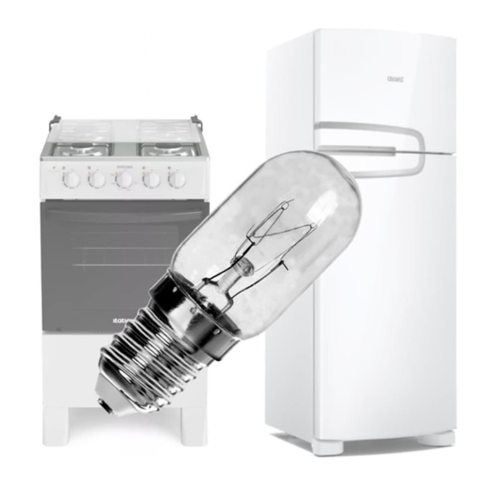 Lampada 15w 110v Ou 220v Pequena Para Geladeira, Microondas