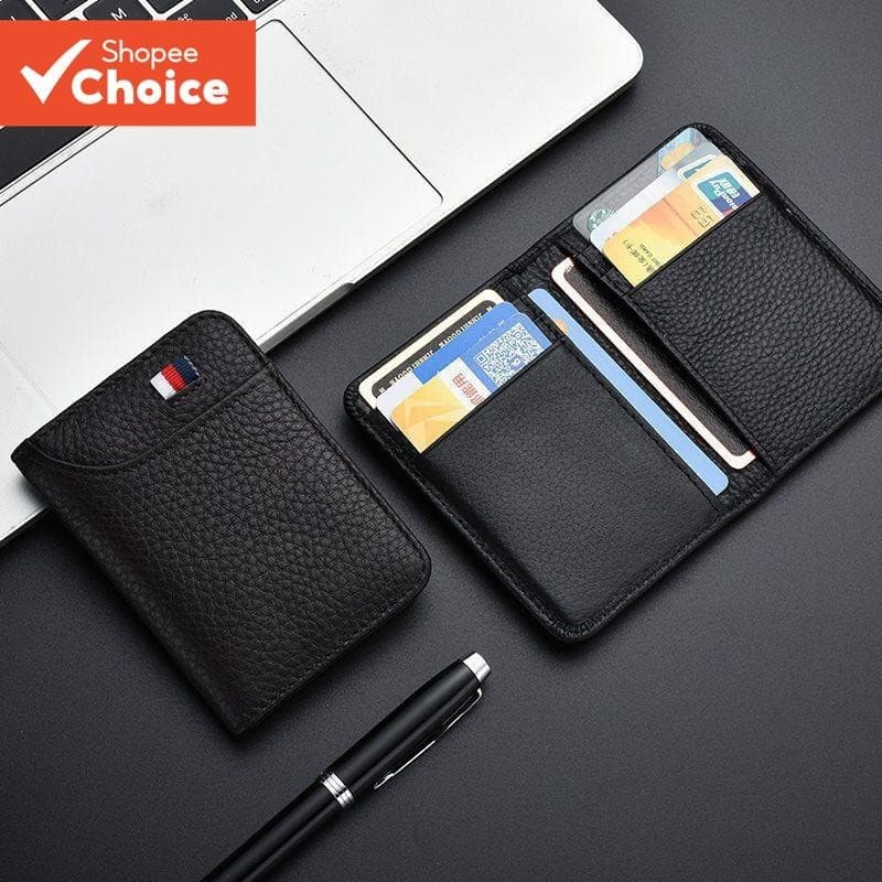 Porta-Cartões Masculino De Negócios-Carteira Multifuncional Fina Para De Motorista