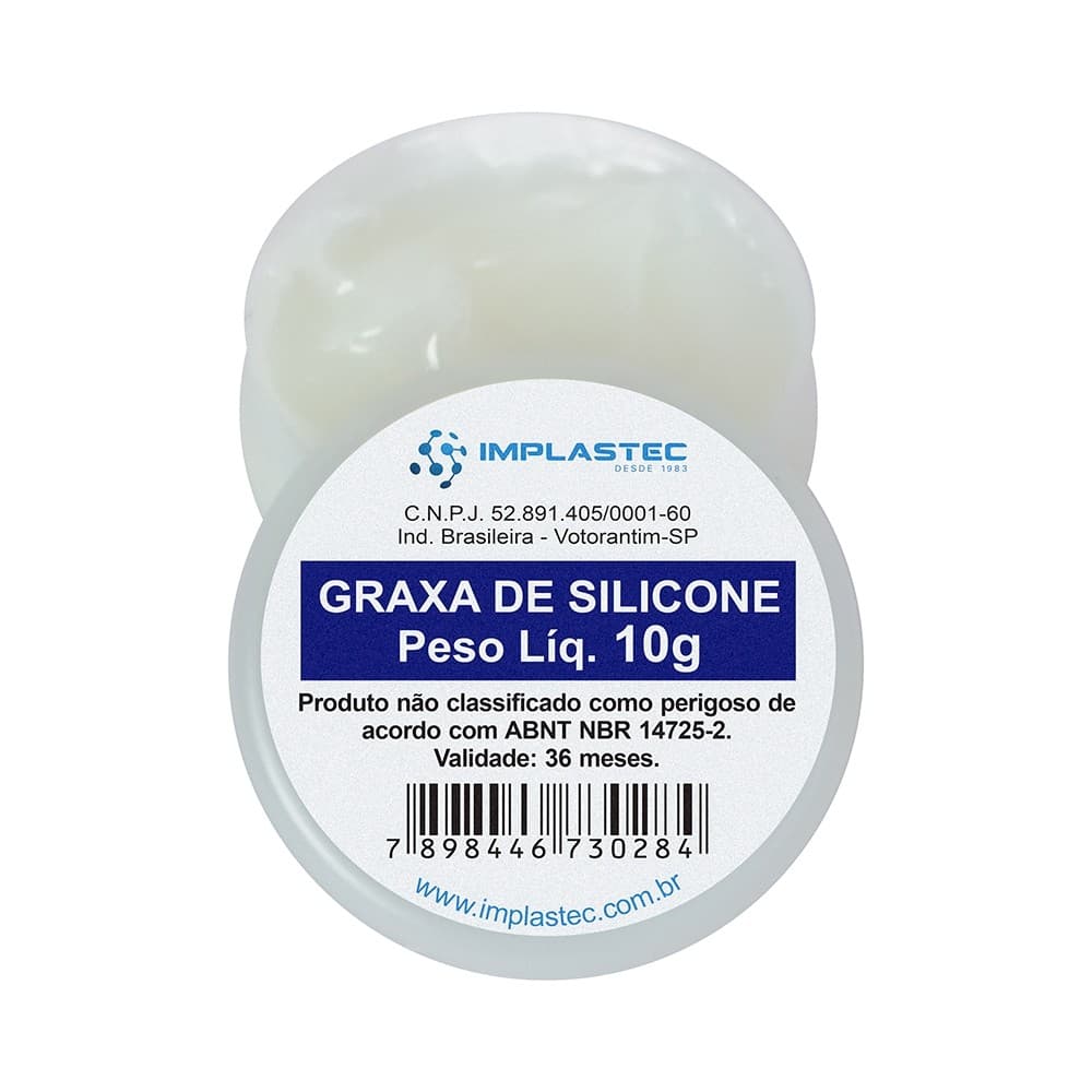 Graxa de Silicone IMPLASTEC 10g (IGS / G. Sil.) 200