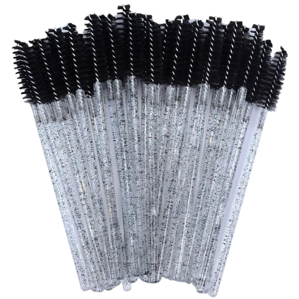 Escovinhas Descartáveis para Cílios e Sobrancelhas Cor Preto