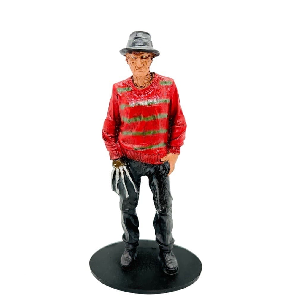 Boneco Colecionável Estátua Action Figure Freddy Krueger A Hora Do Pesadelo Terror Resina