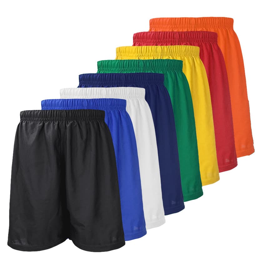 Calção Infantil Short de Futebol Masculino Feminino  Dry Soft Criança  Escolinha Corrida Lazer verão atividade fisica