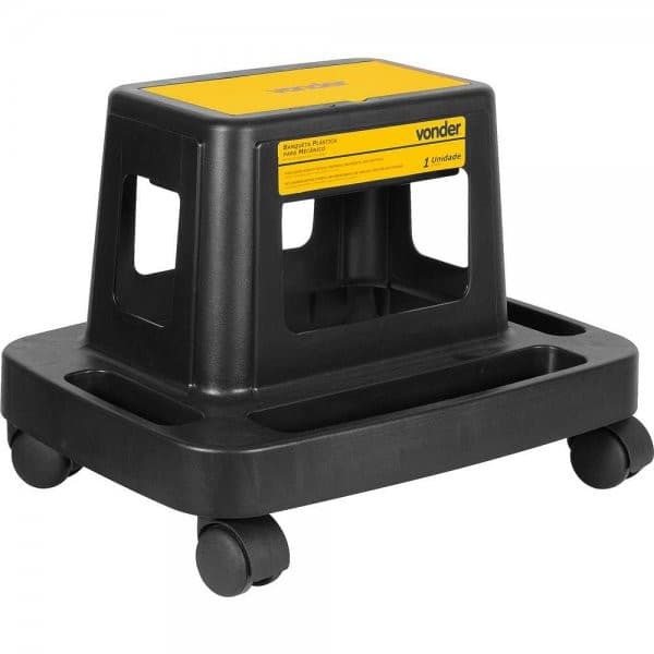 Banqueta Para Mecânico Plástica Vonder