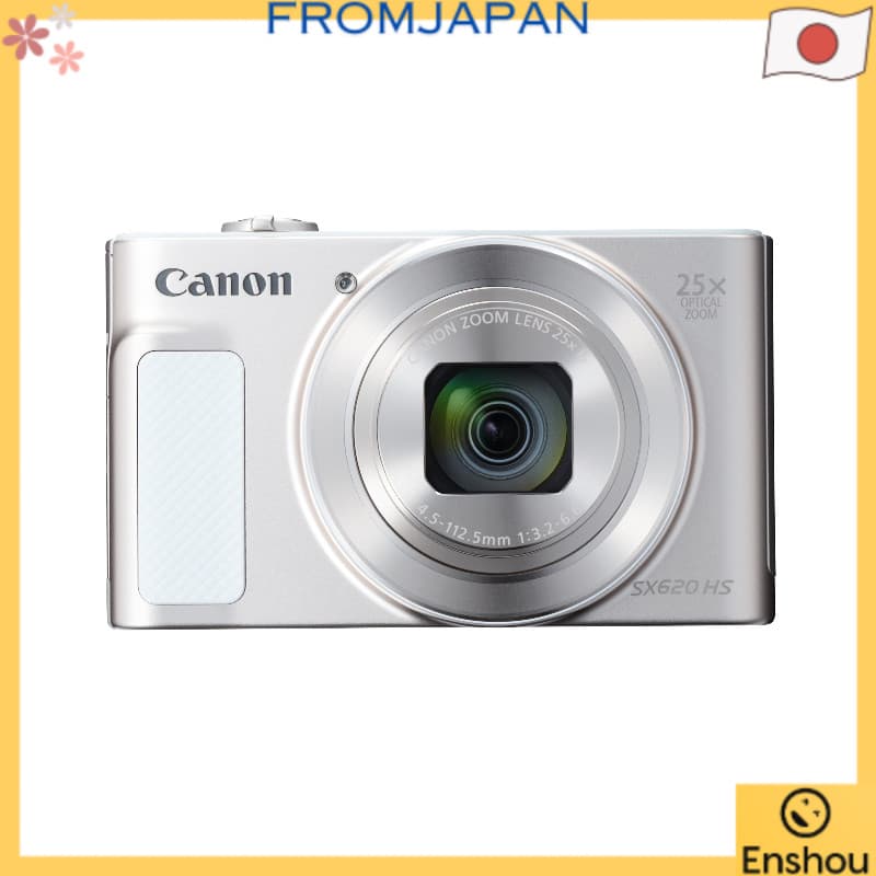 [USED][Do Japão] [Itens Usados] Canon Câmera Digital Compacta PowerShot SX620 HS Branca Zoom Óptico de 25x/Wi-Fi PSSX620HSWH