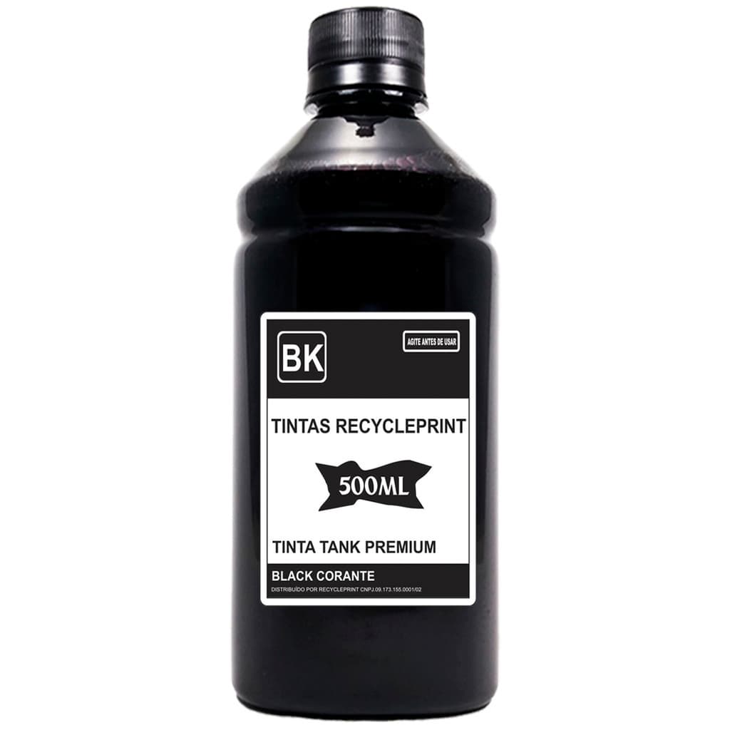 500ml Refil Tinta Compatível Epson L375 L395 L3110 L3150 L380 L3250