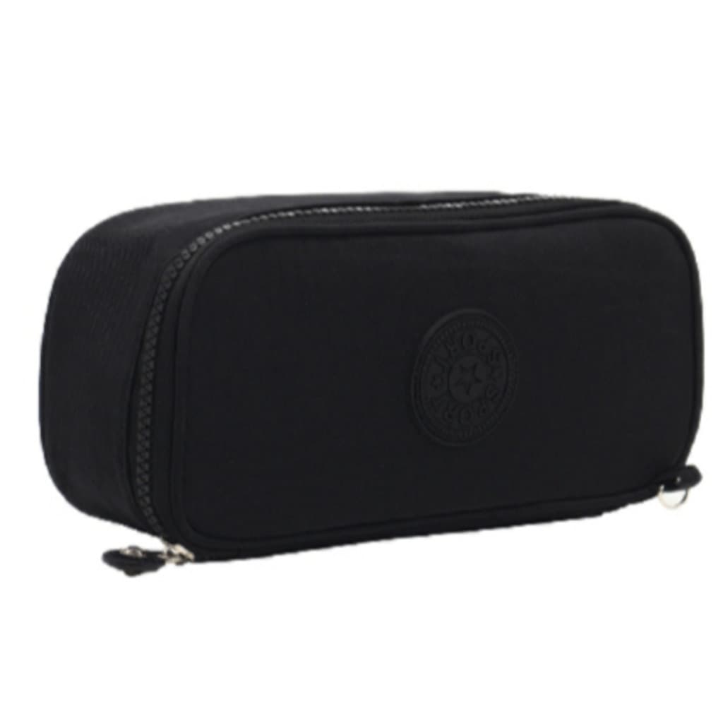 Estojo Organizador Escolar Box Nylon Tactel Espaçoso Caneta Canetinha Lápis Faculdade Grande