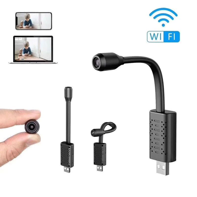 Mini Câmera CCTV V380 Pro Wifi Conecta À Escondida Sem Fio Do Celular