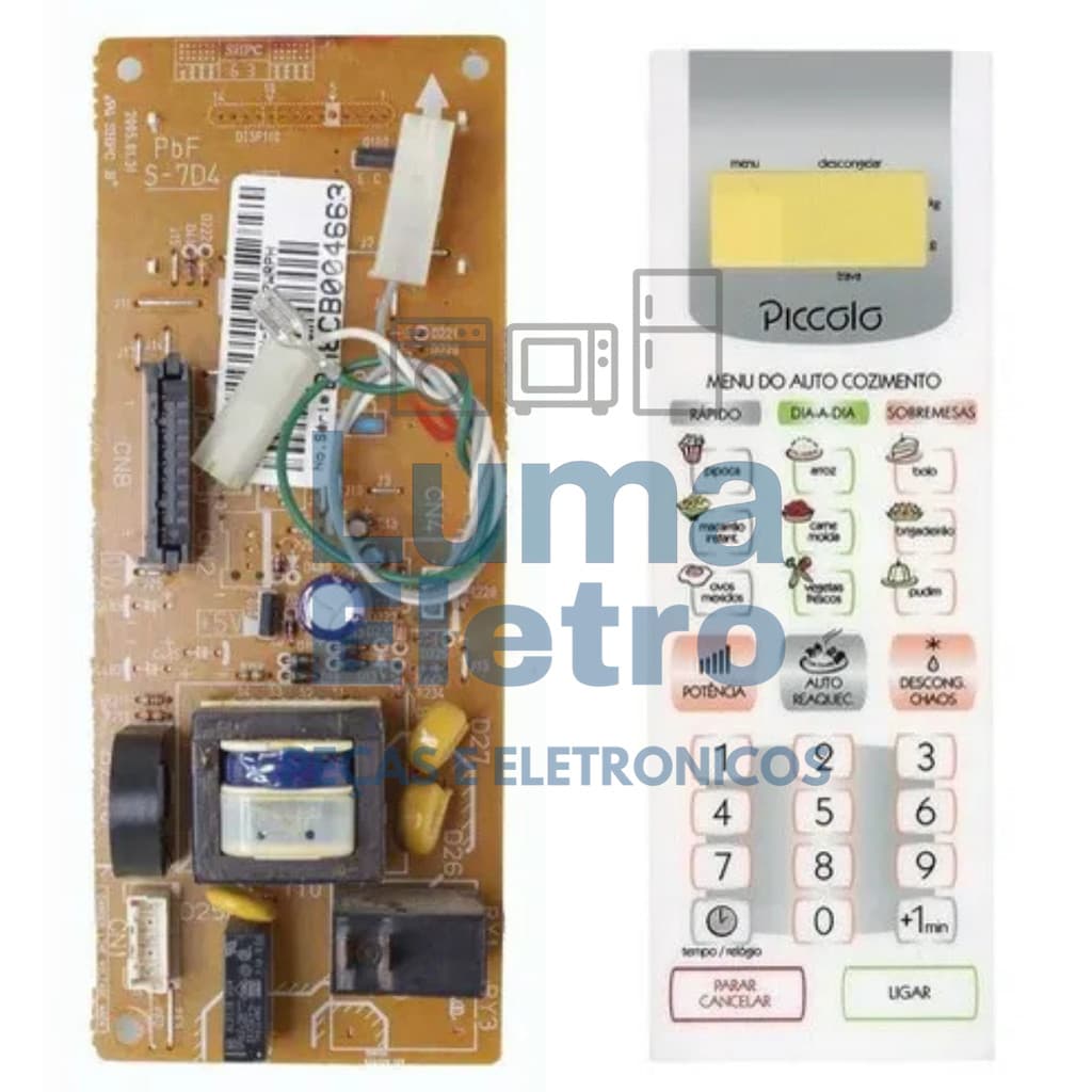 Placa + Membrana Do Micro-ondas Panasonic Nn-st357 127 V