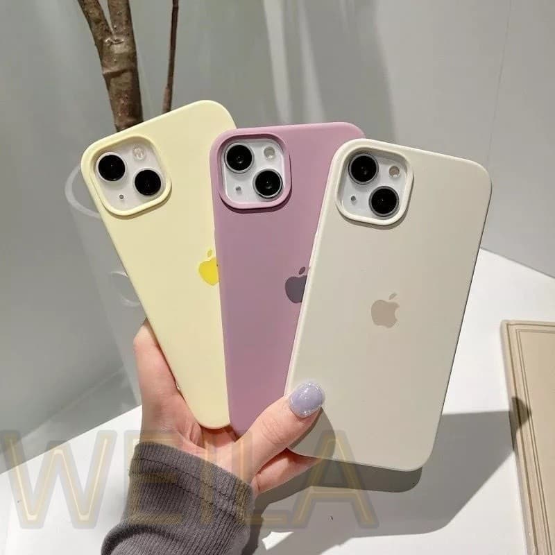 Capa Capinha Case Para iPhone15 15pro 15promax 15plus - Silicone e Interior Aveludado Super Premium