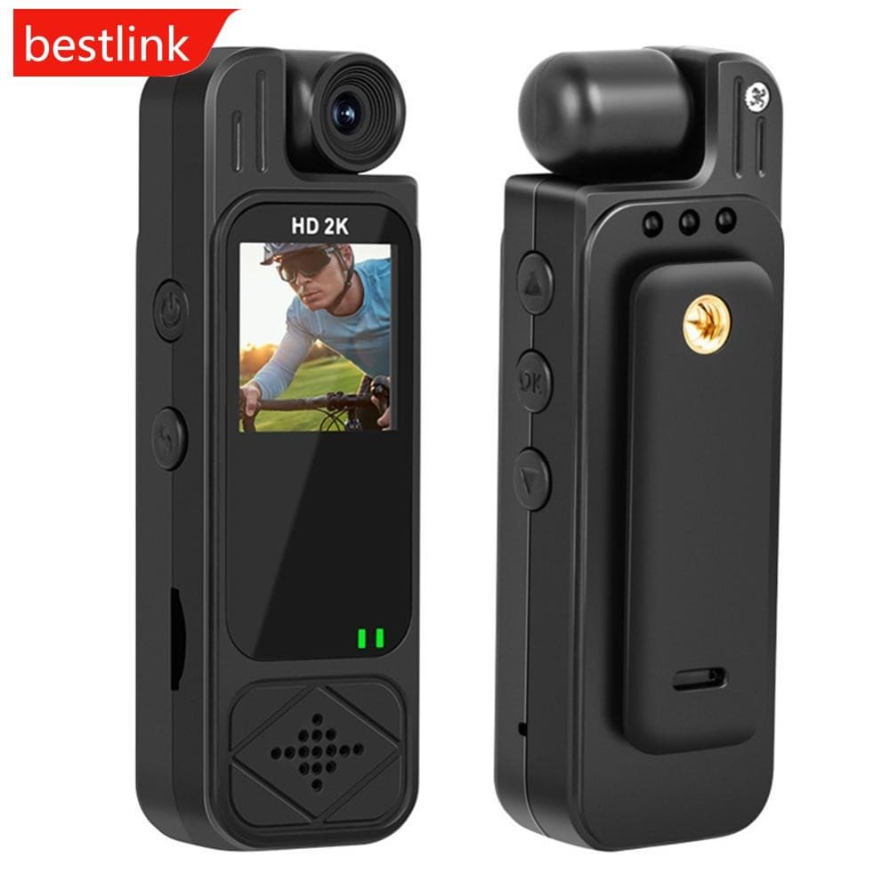 BESTLINK HD 1080P Mini Câmera Portátil Gravador De Vídeo Digital Usado Pequeno Corpo Cam Visão Noturna Infravermelha Esp