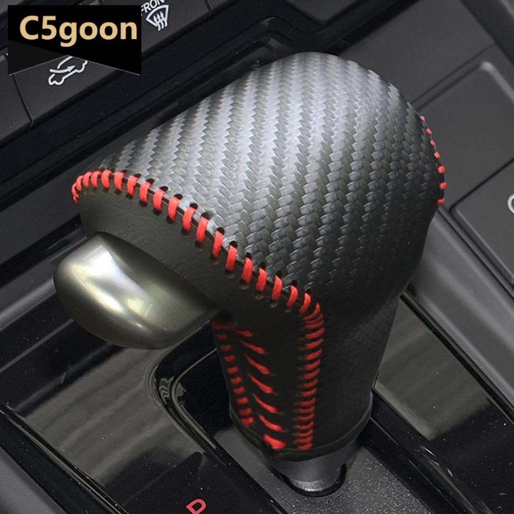 C5GOON Capa De Couro Para Botão De Mudança De Marcha De Carro , Acessórios Interiores Honda CRV 2017-2022 P4S9