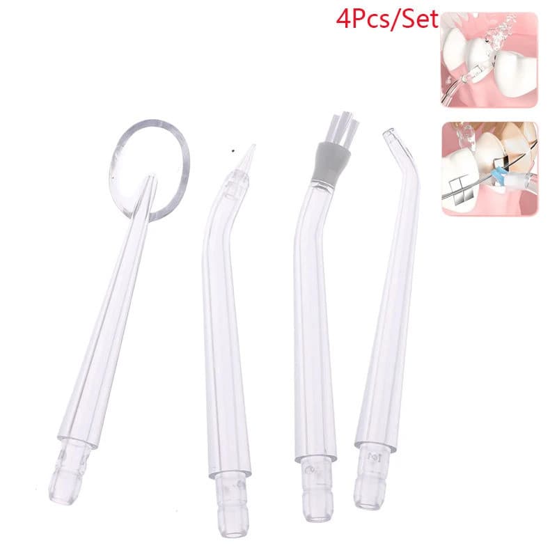 4Pcs/Set Irrigador Dental Bicos Orais Substituíveis Para Oral Fio A Jato De Água