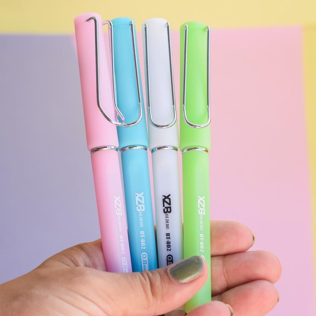 KIT 5/12 Canetas Esferográfica Apagável Vogue 0.8mm