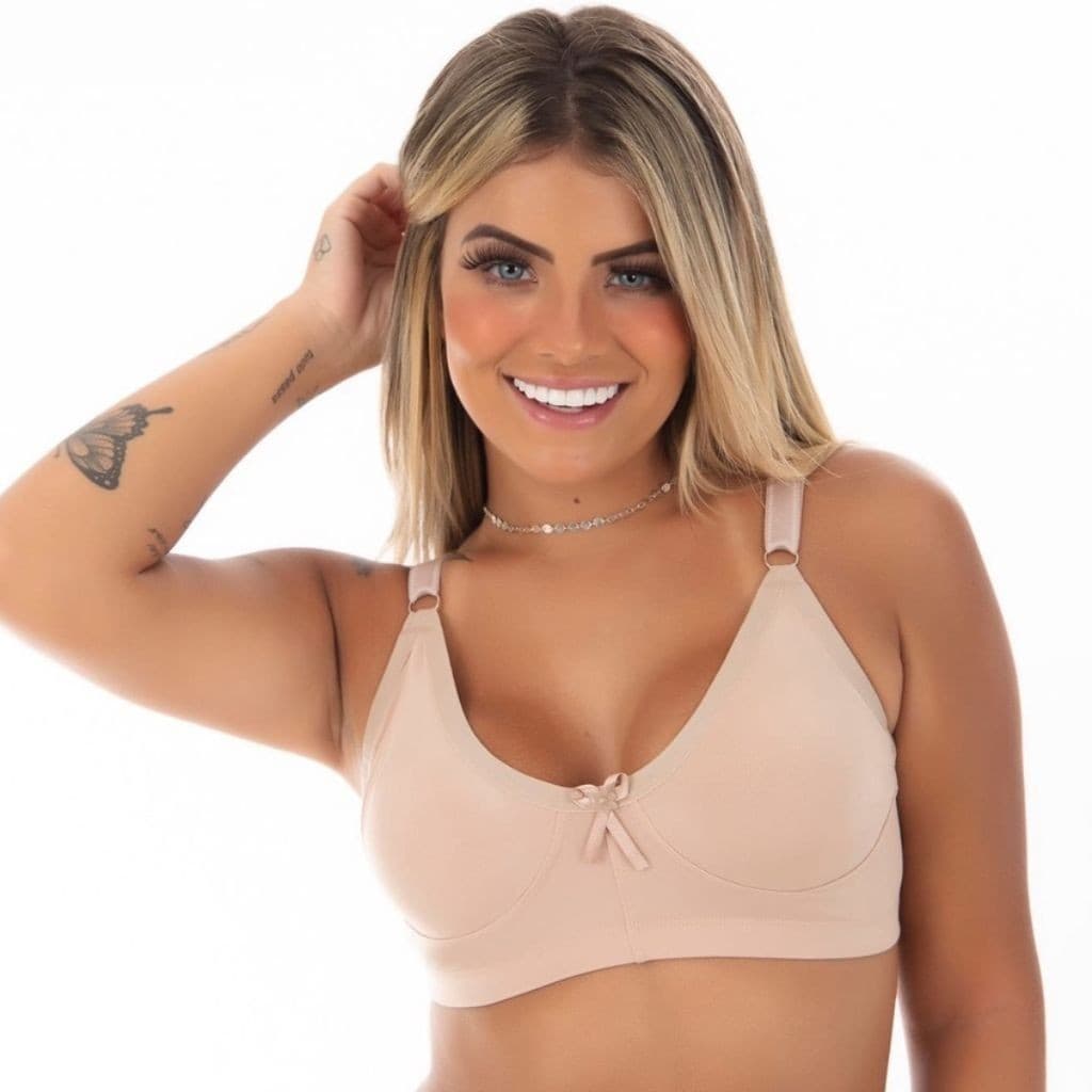 PROMOÇÃO Sutiã Sem Bojo De Sustentação Reforçado Alça Larga Comum ao Plus Size Escolha o KIT
