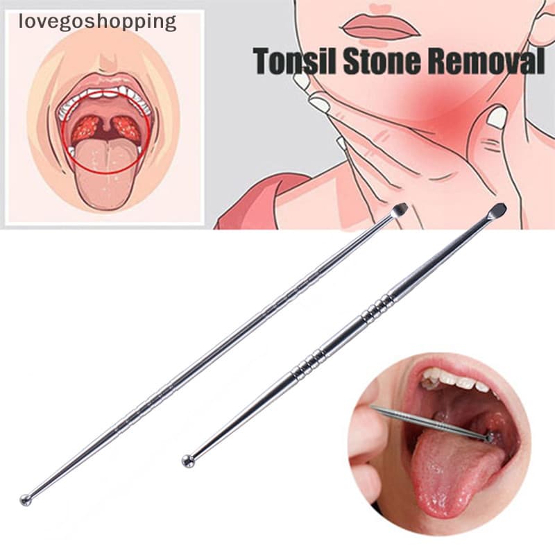 lovegoshopping.br 1pc Tonsil Stone & Ear Wax Remover Stainless Steel Tool Kit - Health Care, 60-100pcs BR