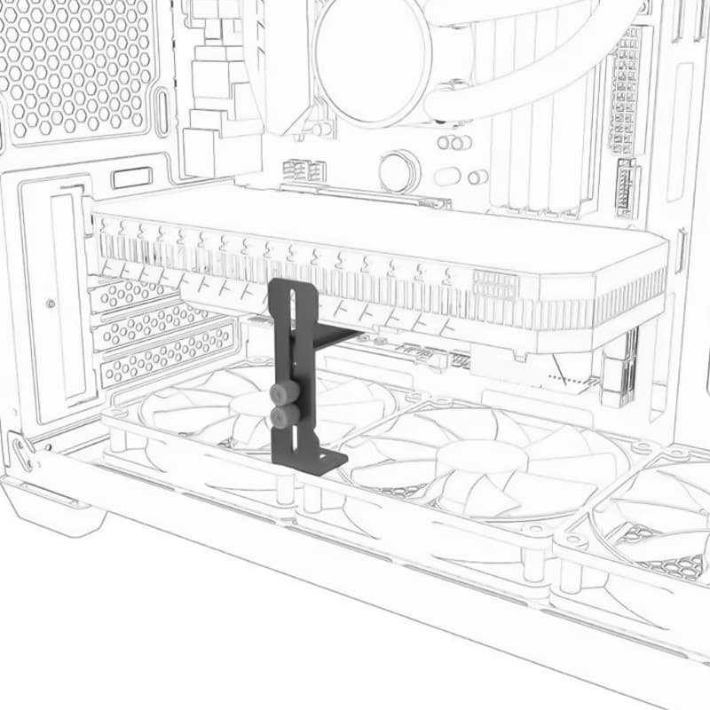 SK GPU Suporte Placa Gráfica Vídeo Sags