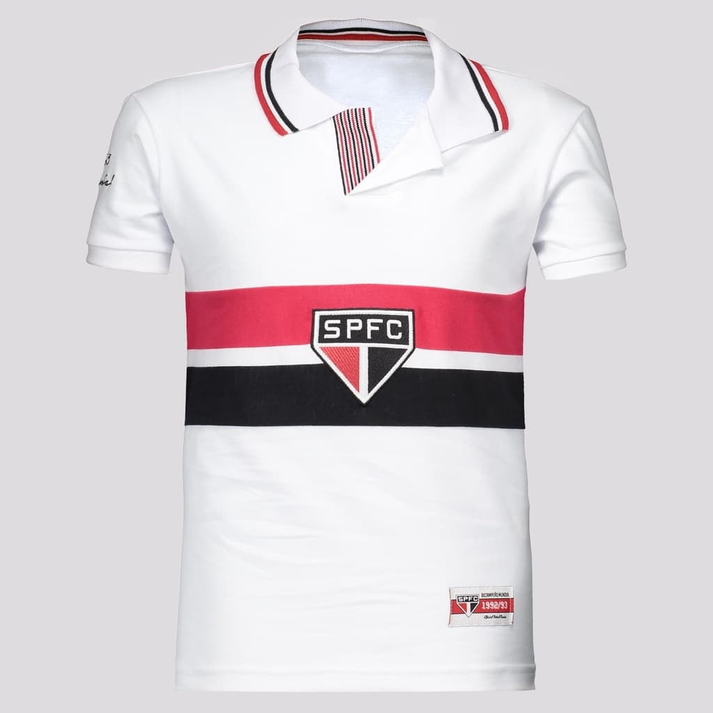 Camisa São Paulo Retrô Bimundial Feminina