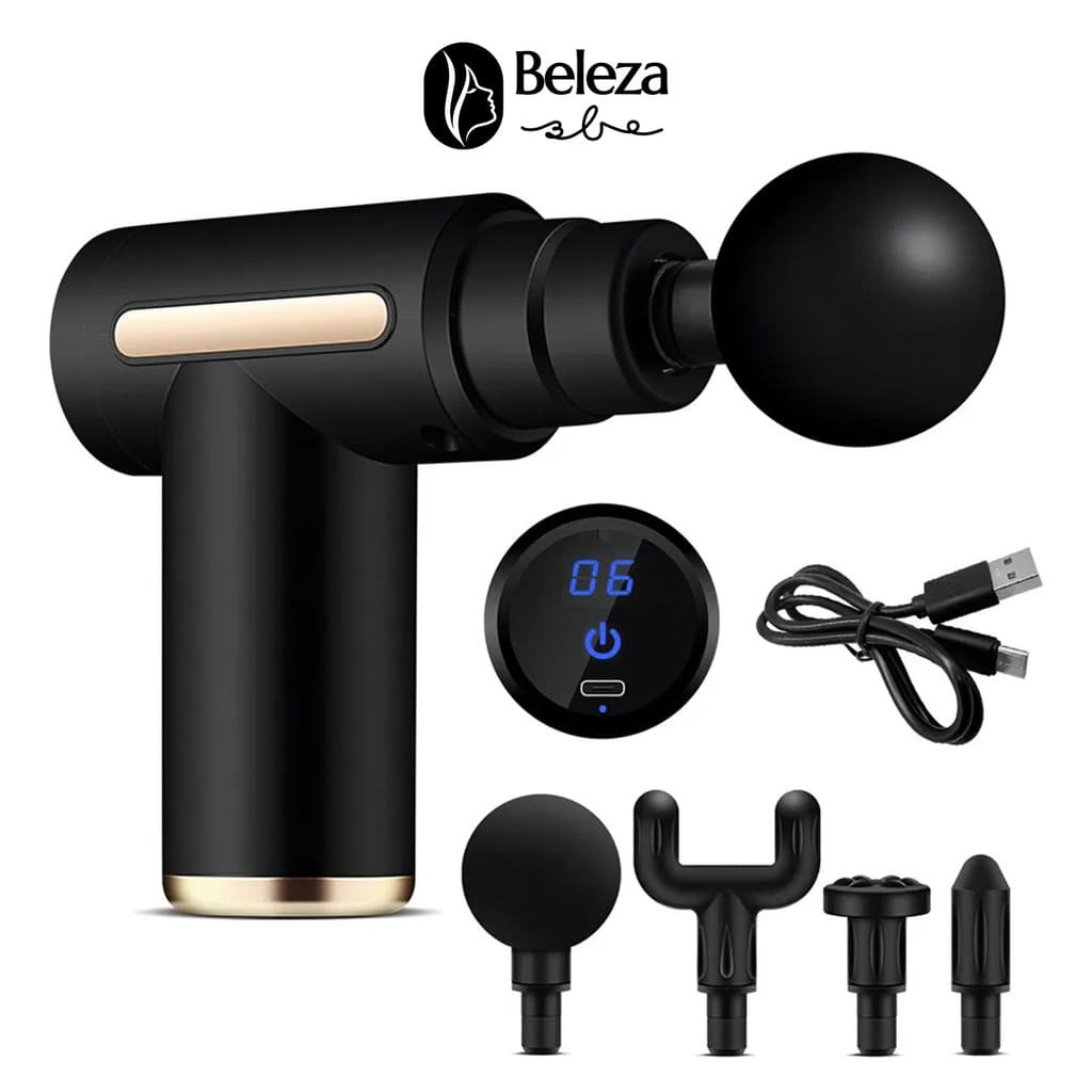 Massageador elétrico portátil de alta frequência massagem muscular profissional relaxamento