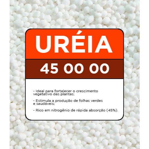 Ureia 45 00 00 - Adubo fertilizante para plantas