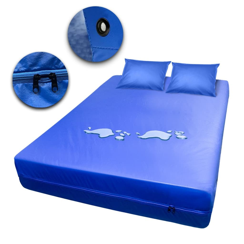 Capa Colchão Casal + 2 Capa Travesseiro Hospitalar Napa Premium Protetor Impermeável