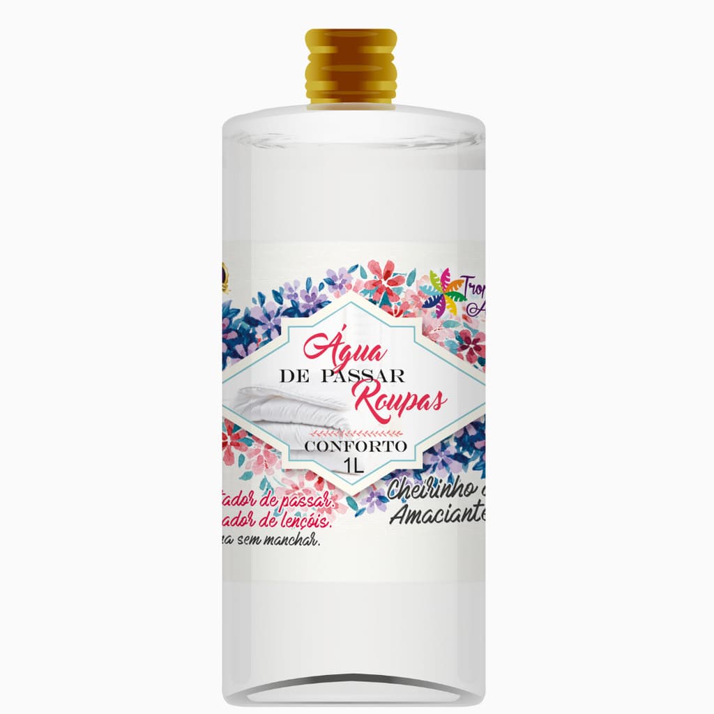 Refil Água de Passar Perfumada Conforto 1L Tropical Aromas