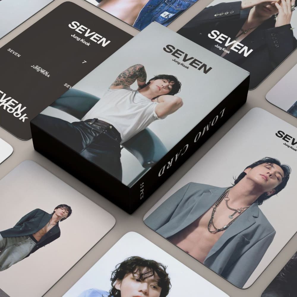 55 Pçs/Set Kpop Idol BTS JungKook Sete Álbum Lomo Card Bangtan Boys Photocards Série Cartões Postais