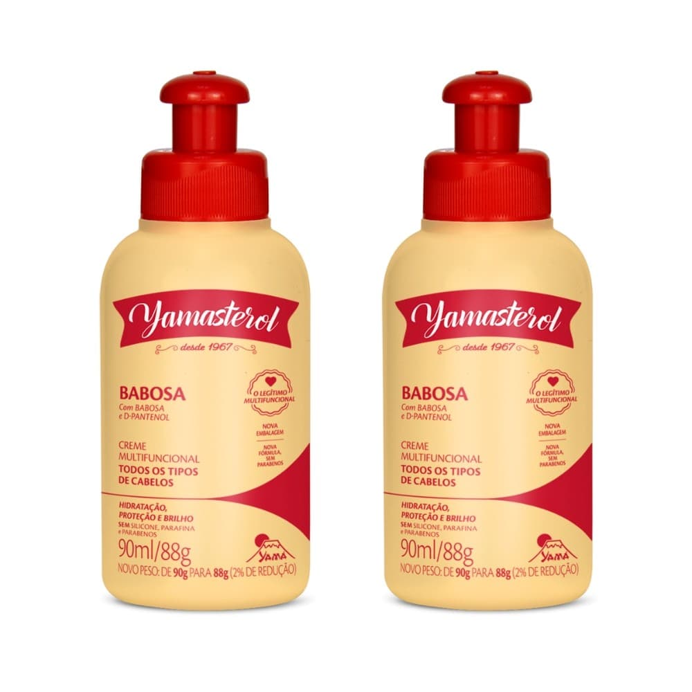 Kit 2 Yamasterol Babosa 90ml Yamá
