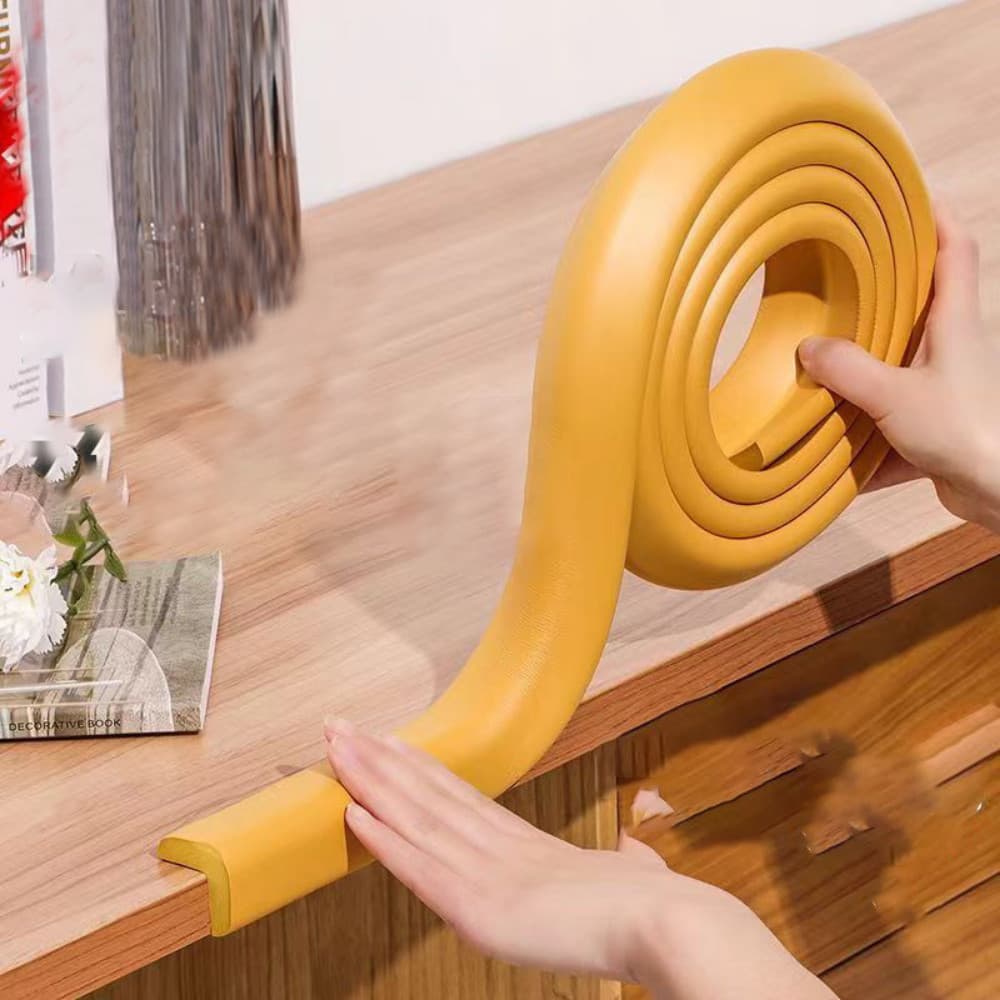 Protetor Quina De Mesa De Vidro Proteção De Quinas Cantoneira De Eva Borda Segurança