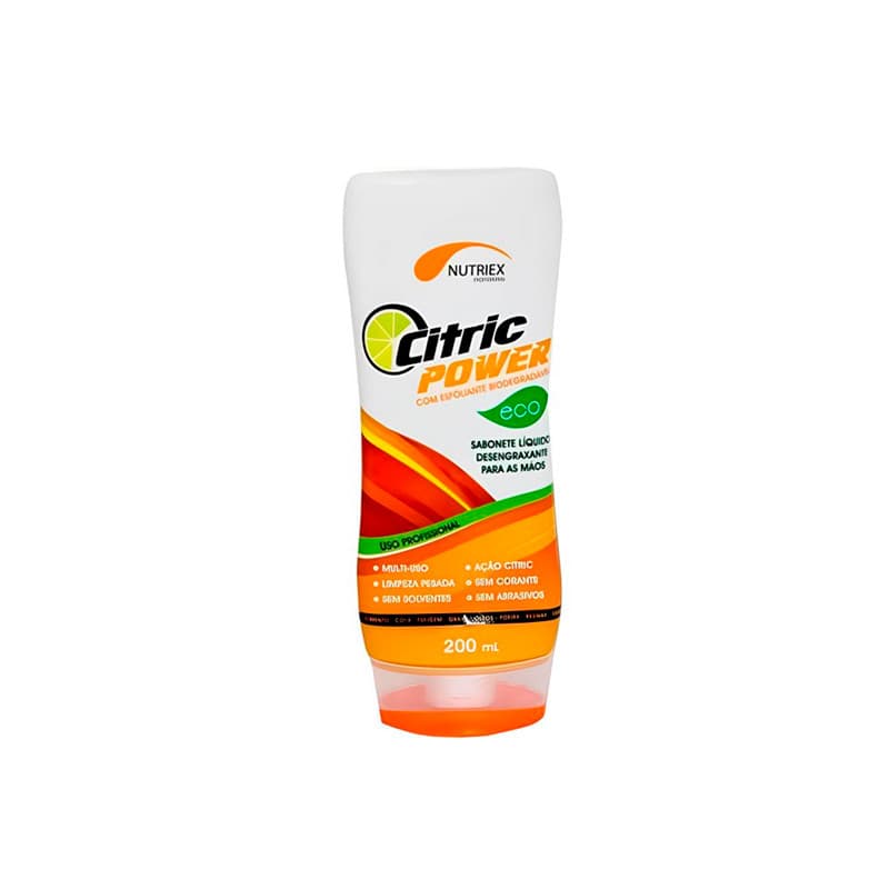 Sabonete Líquido Desengraxante Citric Power com Esfoliante - 200ml