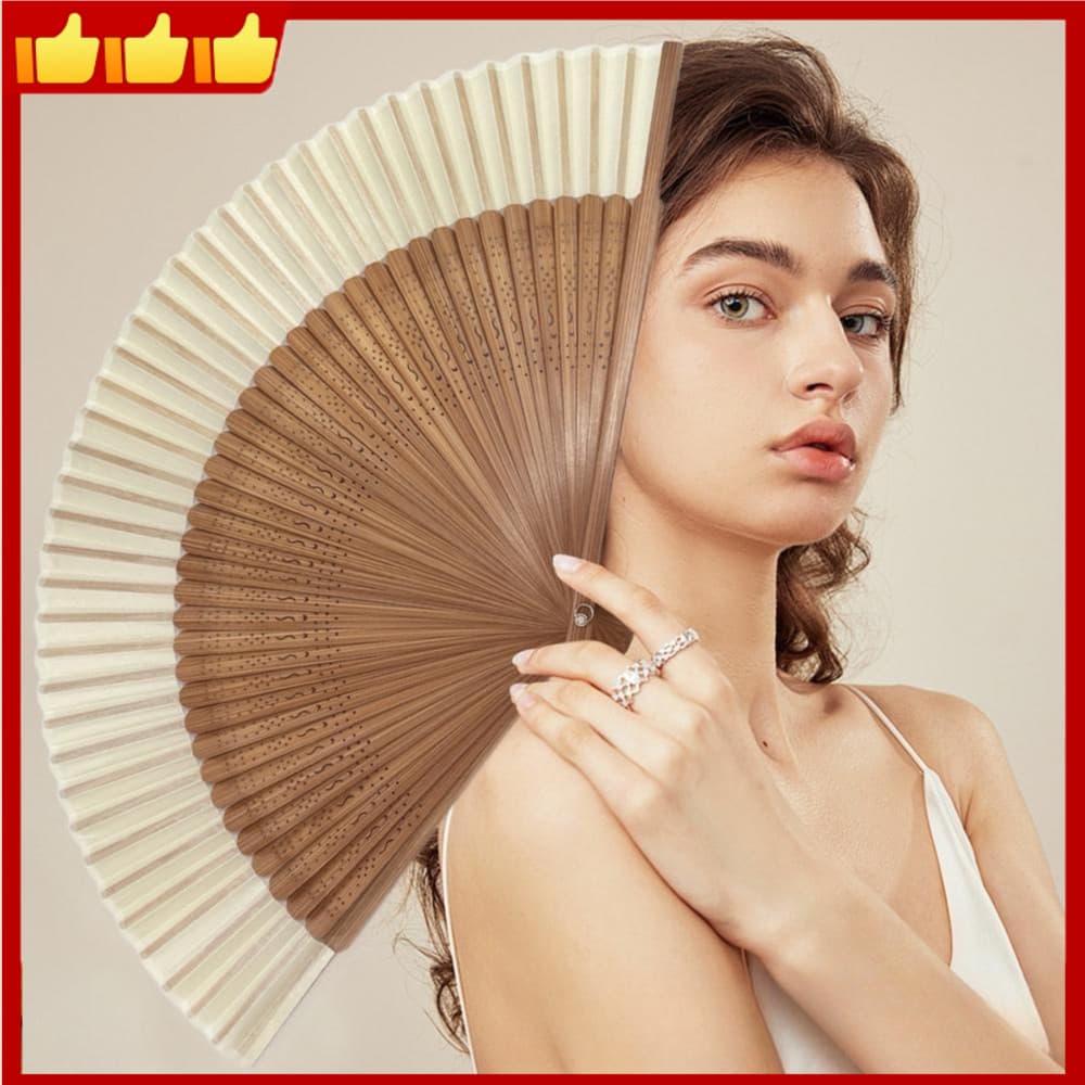 Ventilador Portátil Retro Chinês Elegante Tradicional Para Decoração Adereços De Dança Hanfu Vestir