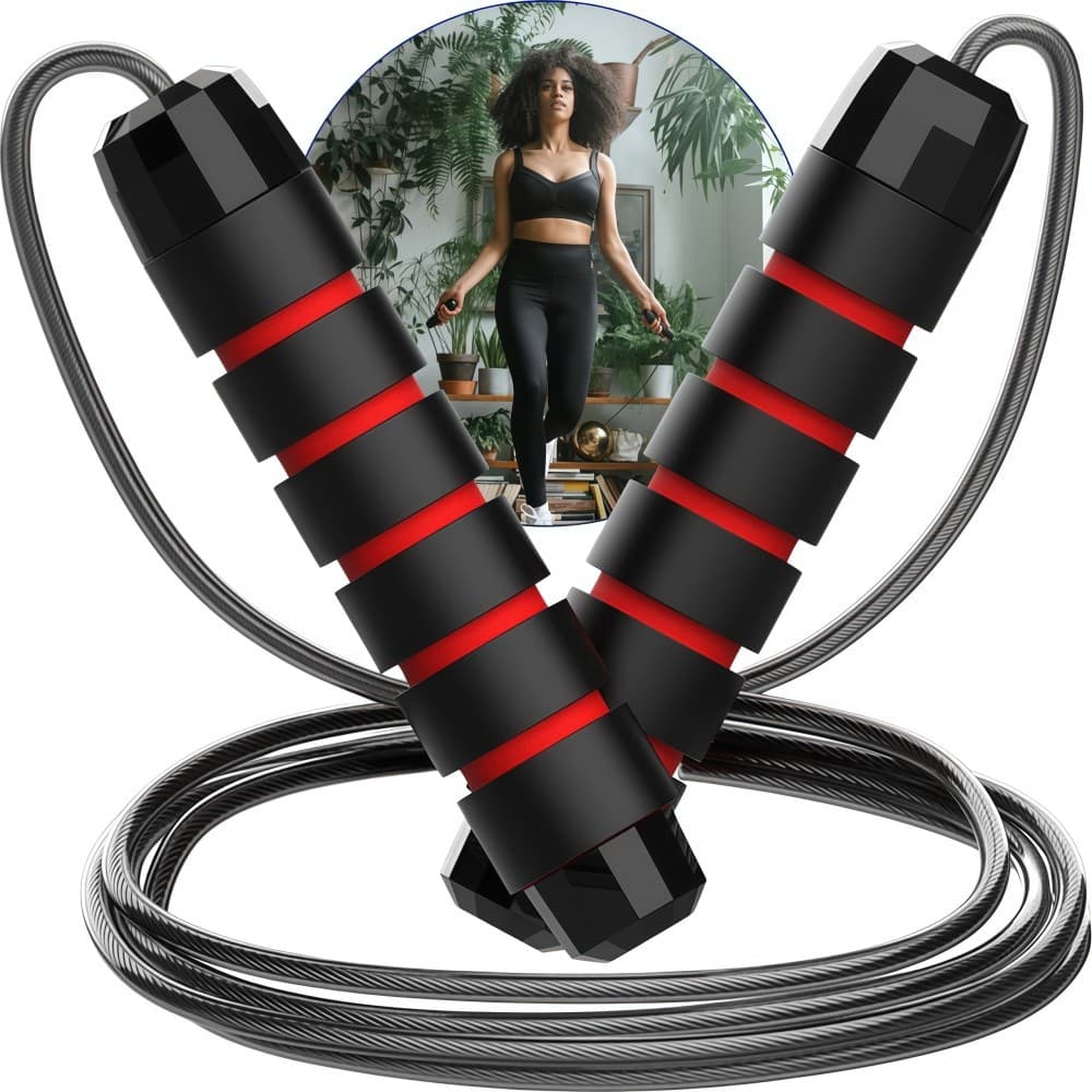 Corda de Pular Com Rolamento Ajustável Profissional 3M - sueprxiang