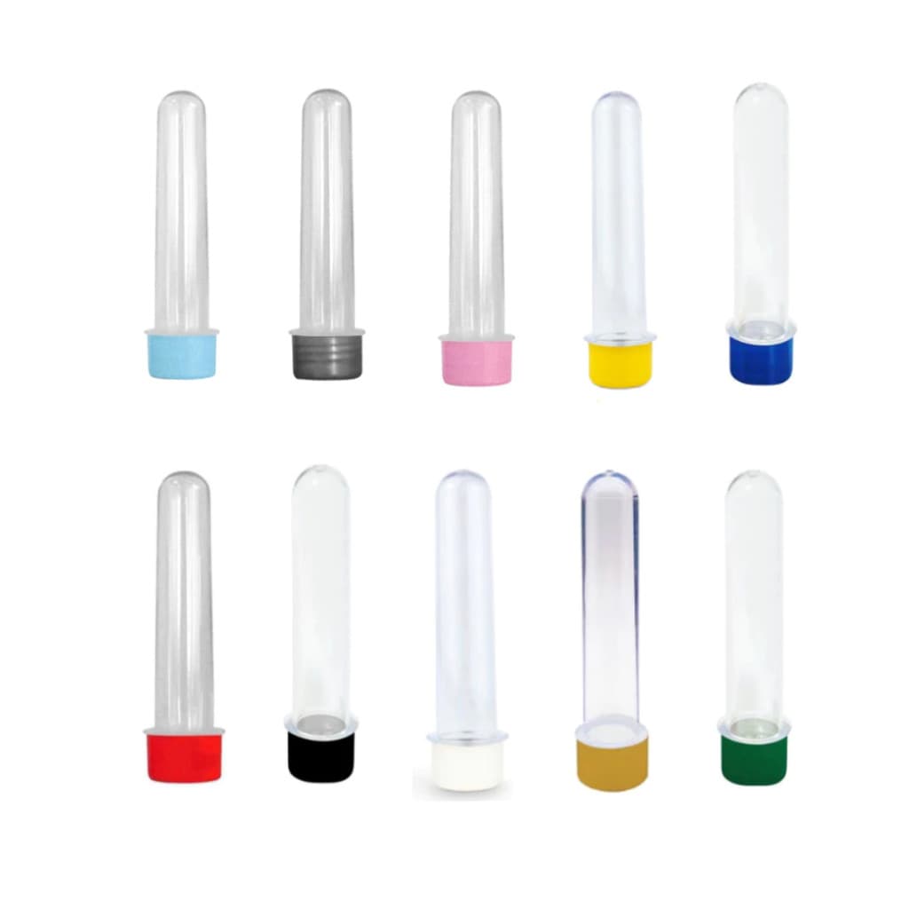 Kit 10, 20, 30, 40 e 50 Tubetes Acrílico 13cm - Decoração Lembrancinhas Para Festa Aniversário