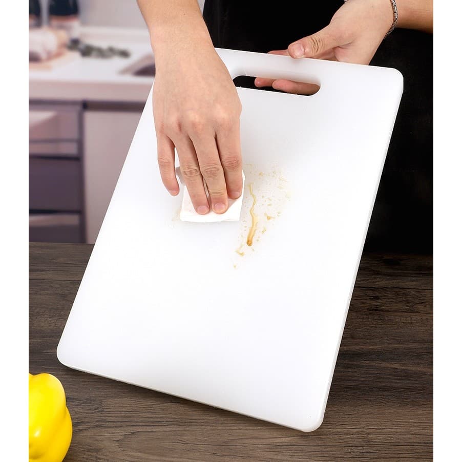 COM OFERTA 1 UNIDADE Tábua De Corte Carne Churrasco Cozinha Pvc Branca Higiênica