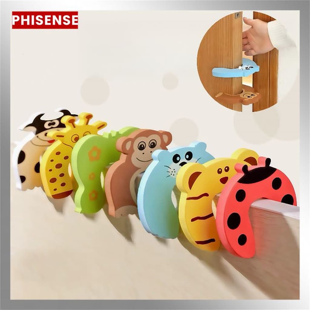 KIT 1-6PCS Protetor De Porta Infantil Salva Dedos Crianças Anti-Batida Protetor de Dedo Segura