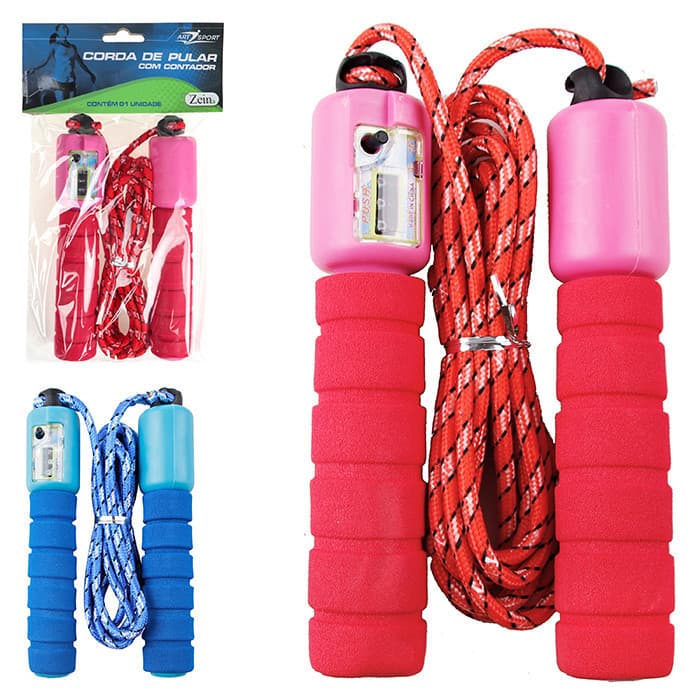 Corda De Pular Com Contador Exercicio Ajustável