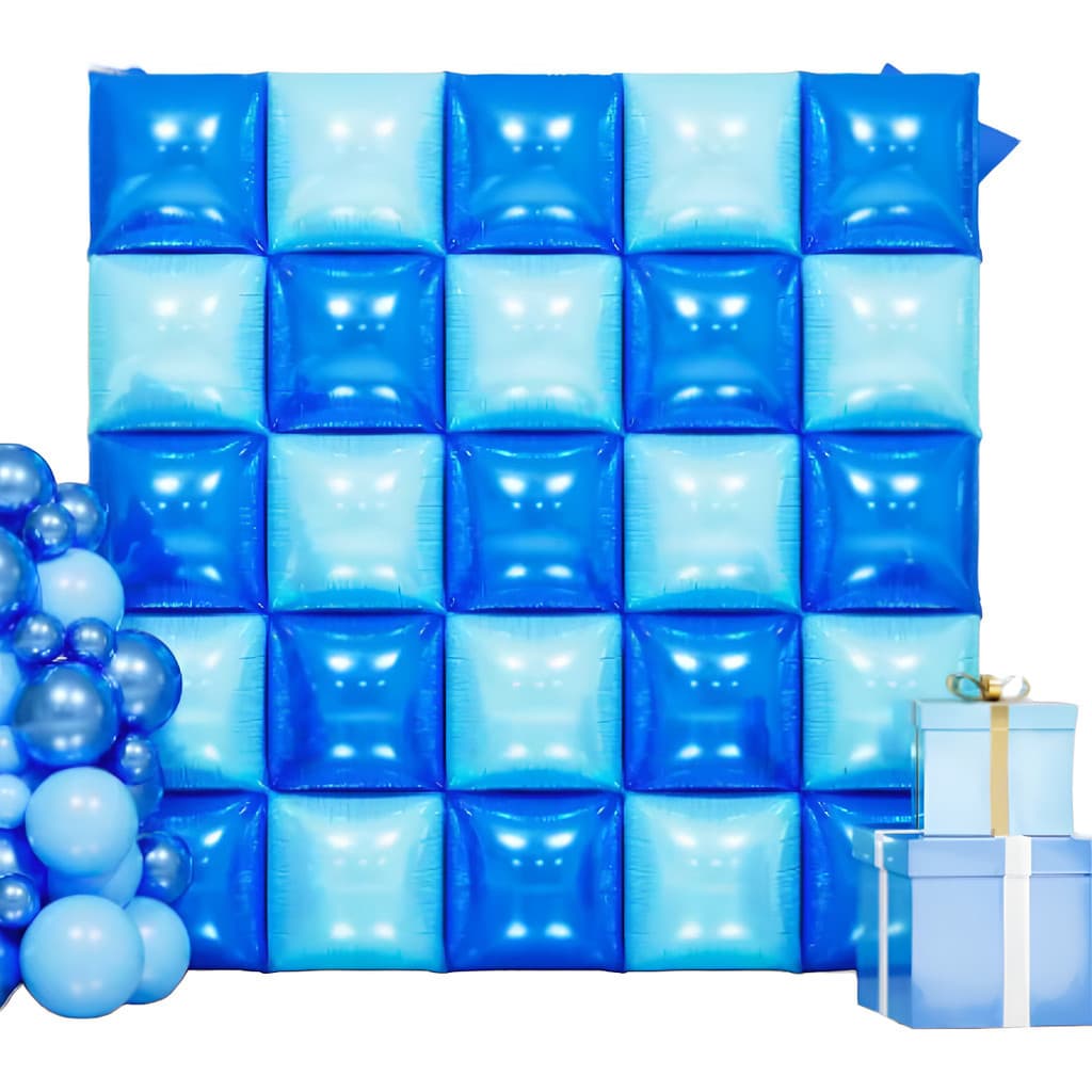 25 Balão Metalizado Quadrado 2 Lados Disponíveis 45cm Festa