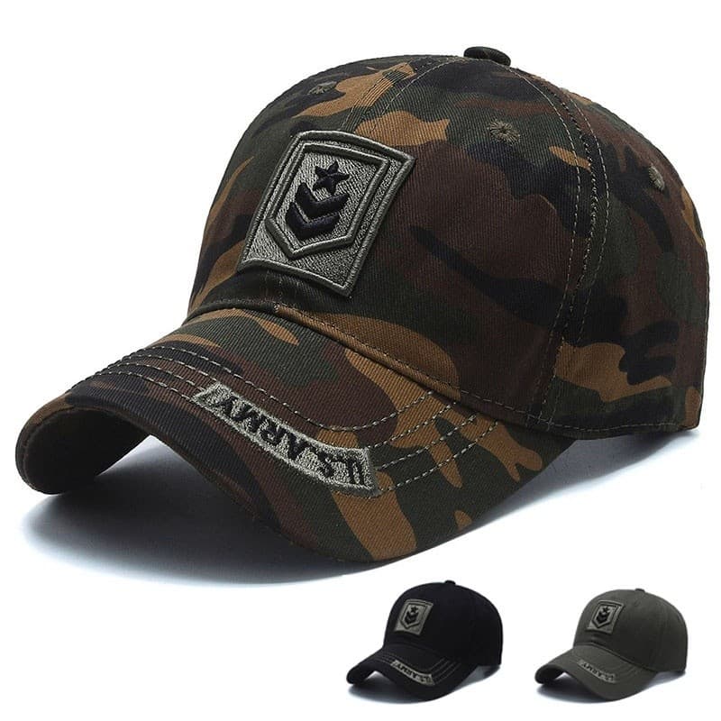 Novo Boné Tático Camuflagem De Beisebol Masculino De Verão Proteção Solar Chapéu Feminino Do Exército U.S